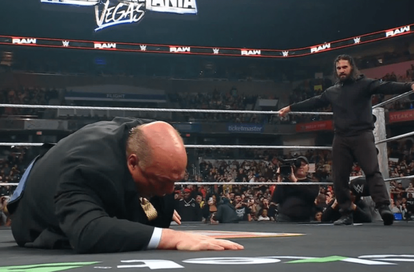  Paul Heyman stomped by Seth Rollins, kidnapped by LA Knight