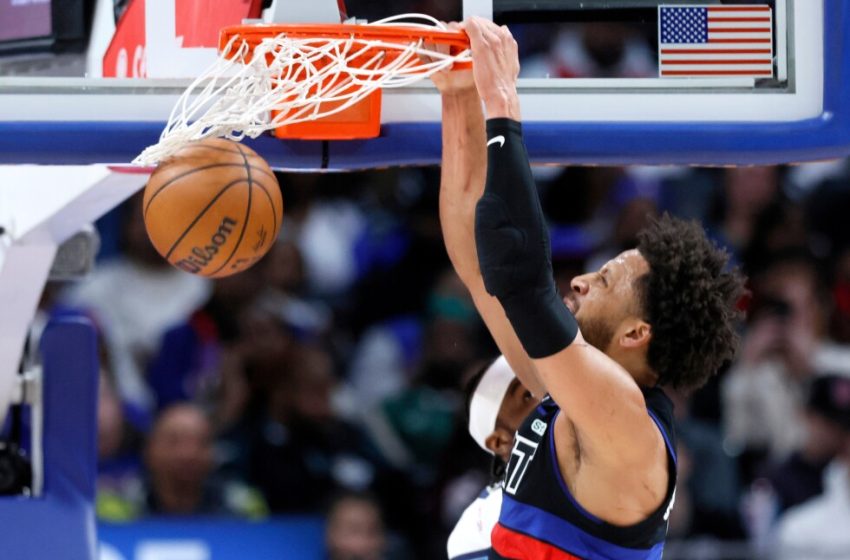  Pistons’ Cade Cunningham has collapsed lung, will miss at least 2 weeks