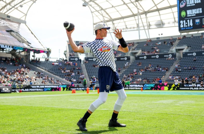  Plenty of empty seats at Fanatics Flag Football Classic