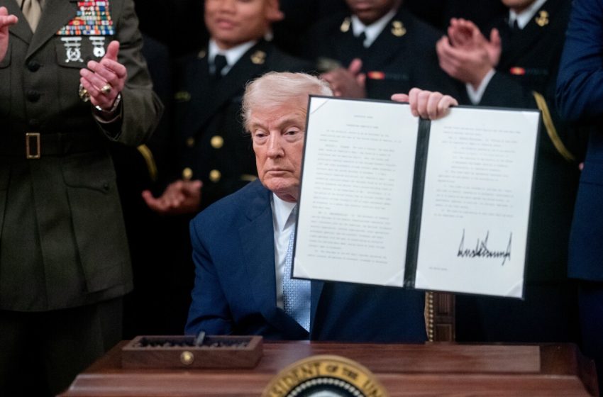  President Trump signs executive order protecting Army-Navy game