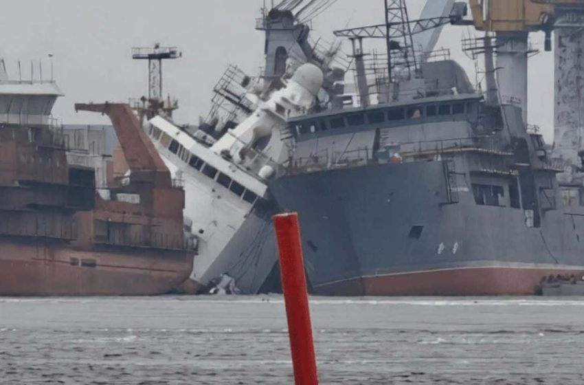  Ukraine strikes Russian Project 23550 Arctic patrol ship