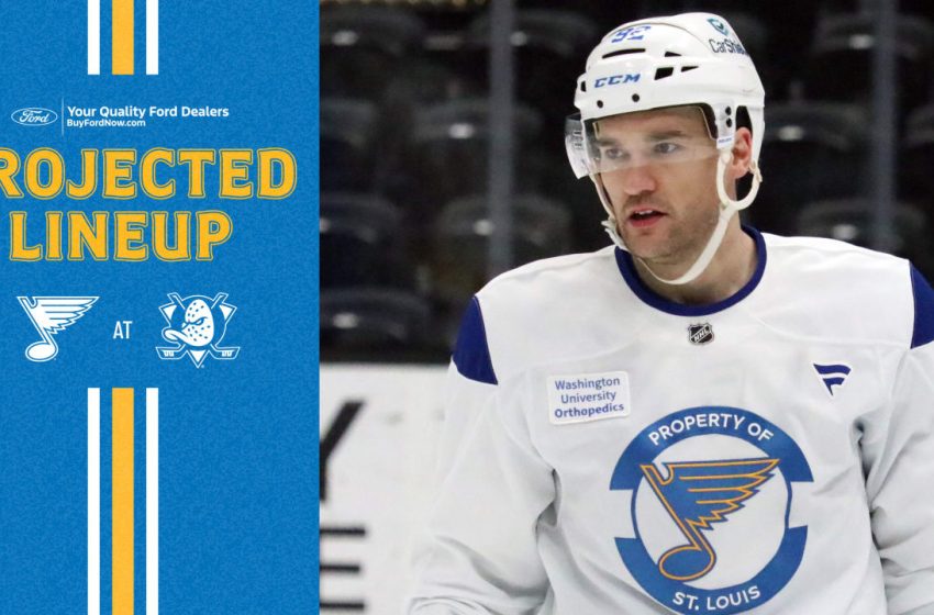  Projected Lineup: March 8 at Anaheim