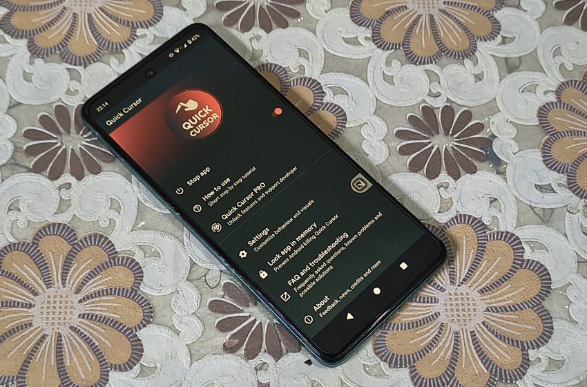  Quick Cursor is ideal for those who despise huge smartphones