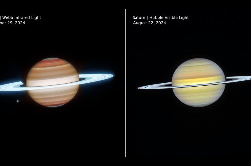 Incredible new NASA images reveal Saturn in a new light — and it’s all thanks to a telescope team-up from Webb and Hubble