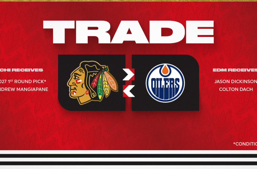  RELEASE: Blackhawks Acquire Andrew Mangiapane and Conditional First-Round Pick from Oilers