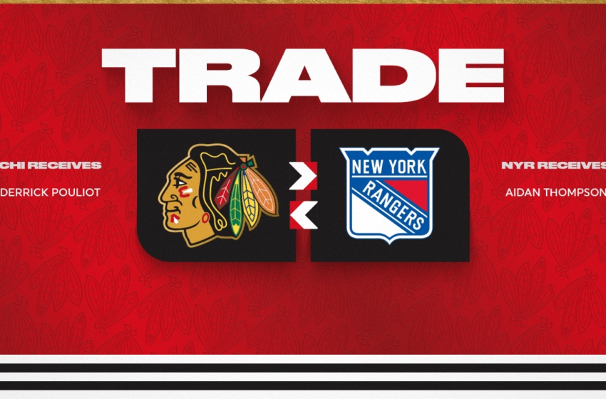  RELEASE: Blackhawks Acquire Derrick Pouliot from New York Rangers
