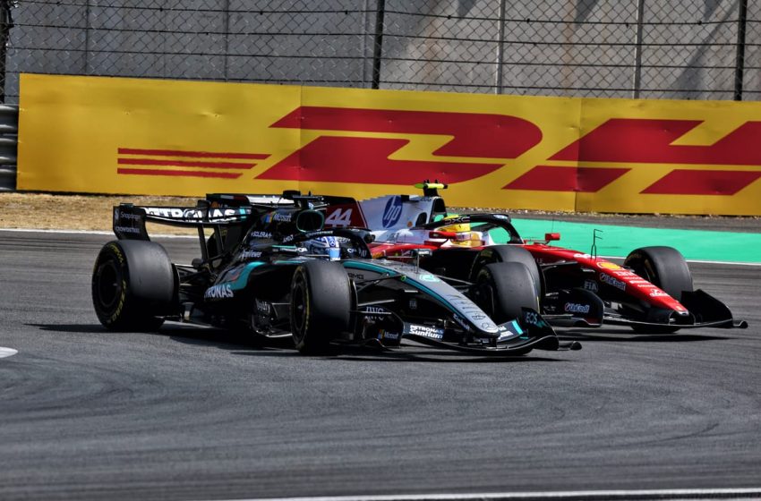  Russell wins China sprint after big Ferrari battle