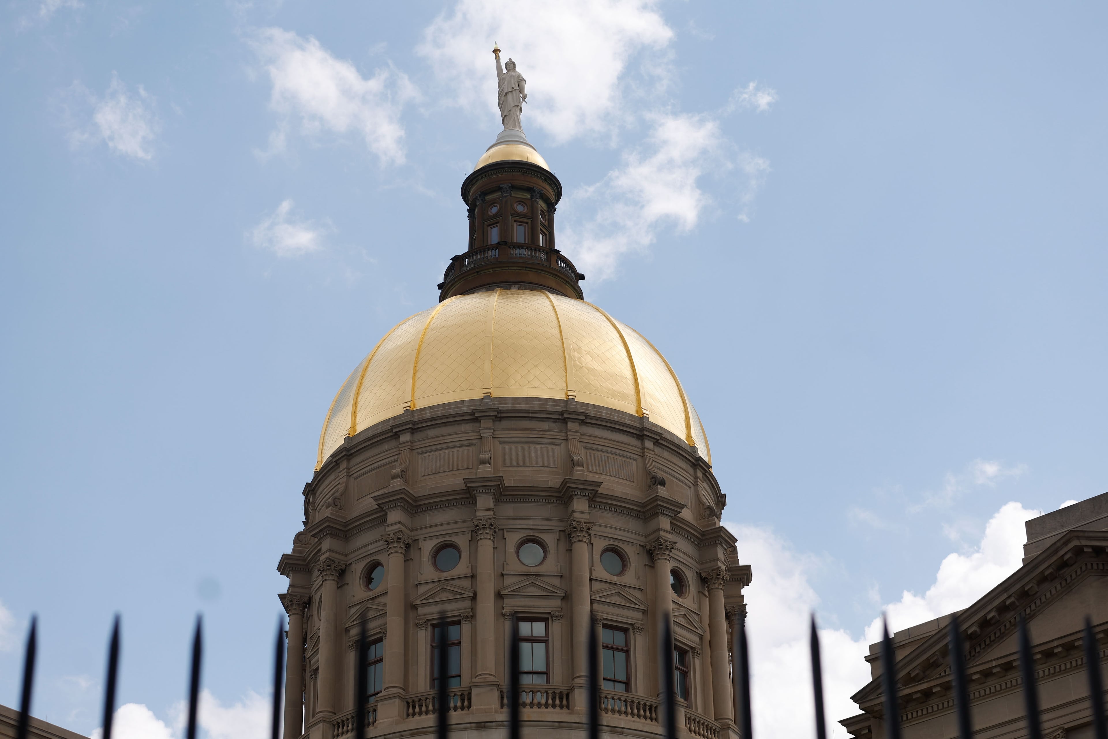A view of the Georgia Capitol last spring. (Natrice Miller/AJC)
