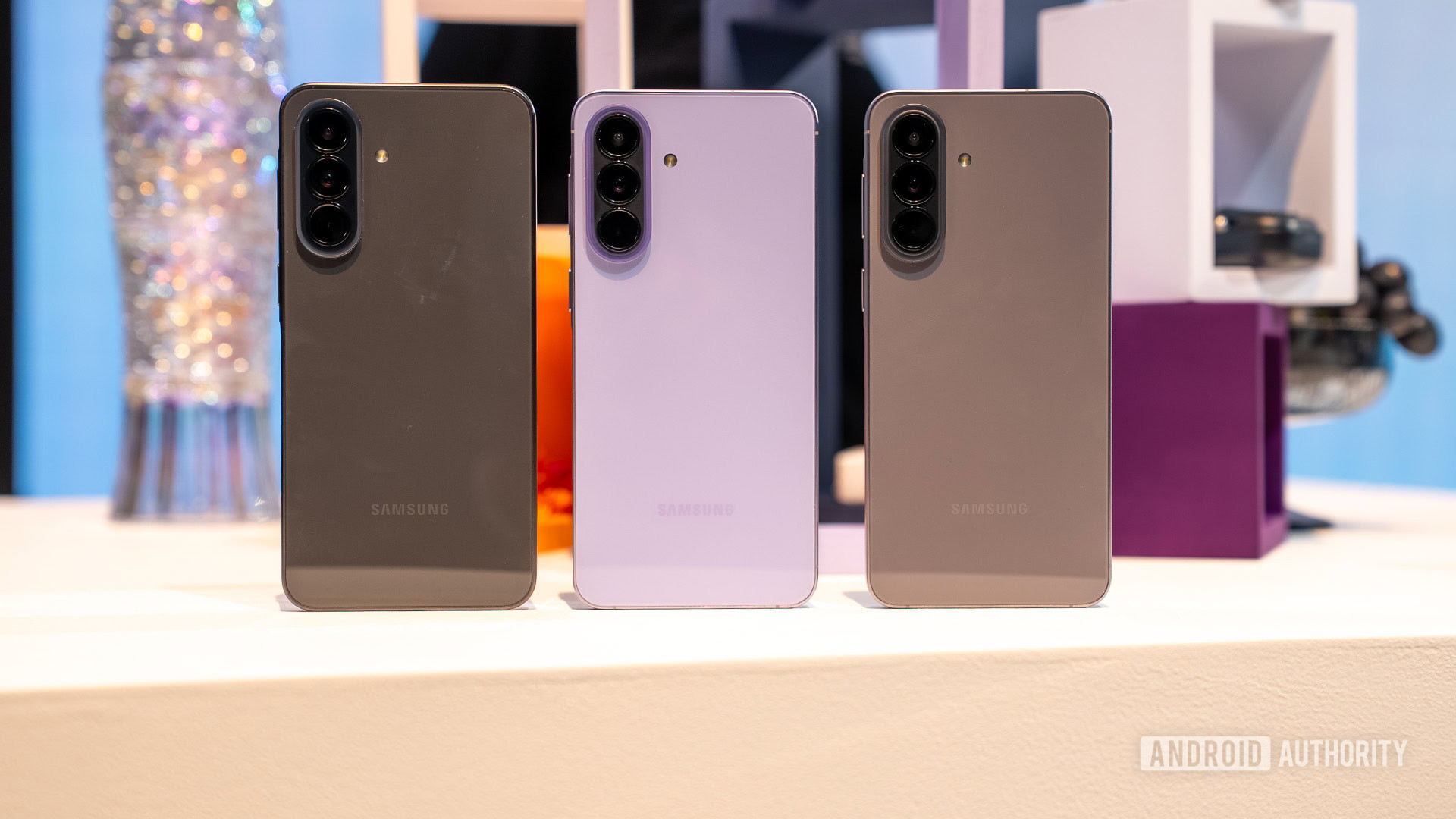 Samsung Galaxy A37 & A57 stood up