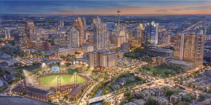  San Antonio Missions release renderings of new downtown ballpark