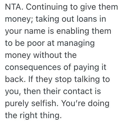 Screenshot 2026 02 09 at 7.09.11 PM A Students Parents Are Pressuring Them To Take Out Bank Loans For Them, But They Dont Want To Help Them Out Because Theyre Irresponsible With Money