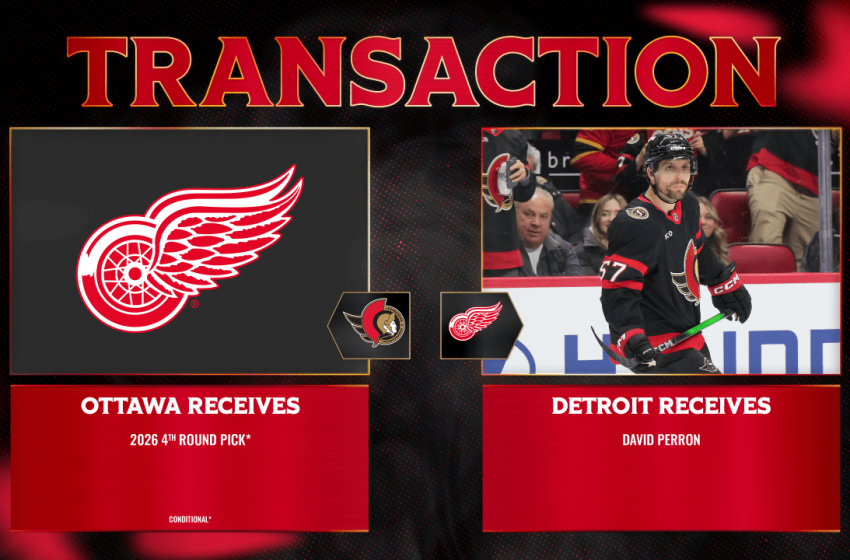  Senators acquire conditional draft pick from Detroit