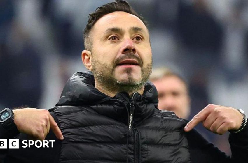  Seven games to save Tottenham's season – but why De Zerbi? – BBC