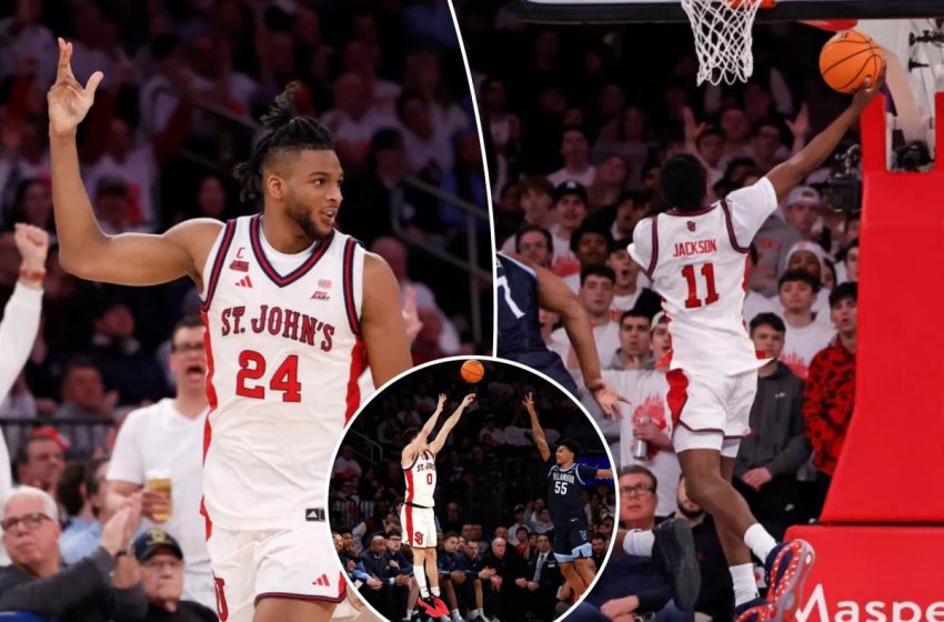  St. John’s answers wake-up call they needed in largest win over Villanova