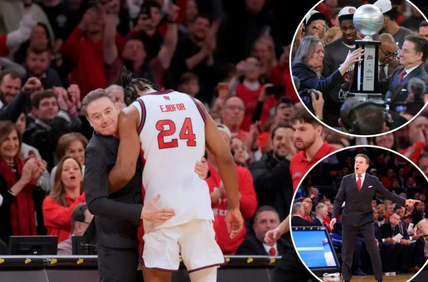  St. John’s helped Rick Pitino keep promise to wife with Big East repeat