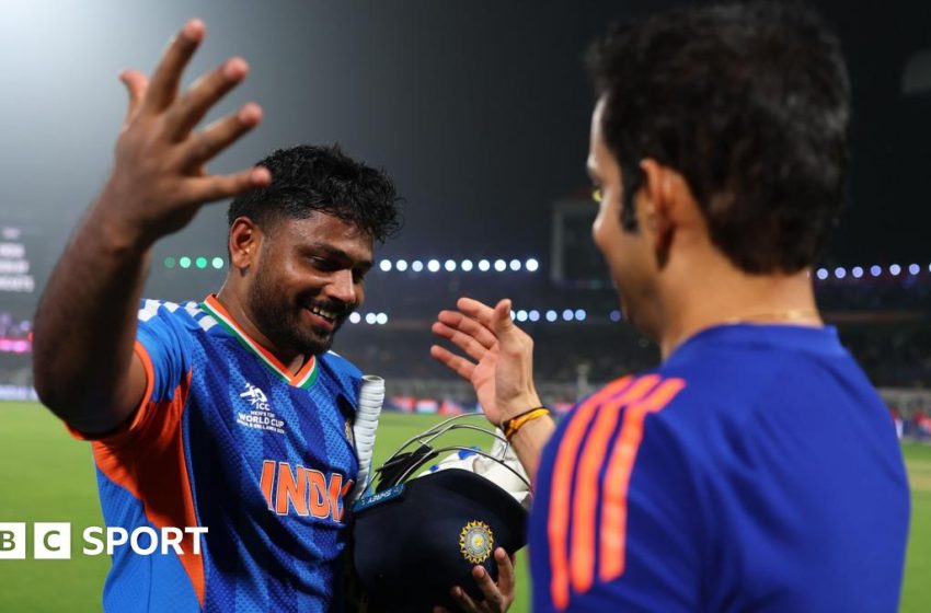  T20 World Cup 2026 results: Sanju Samson’s 97 gives India win over Windies and sets up England semi