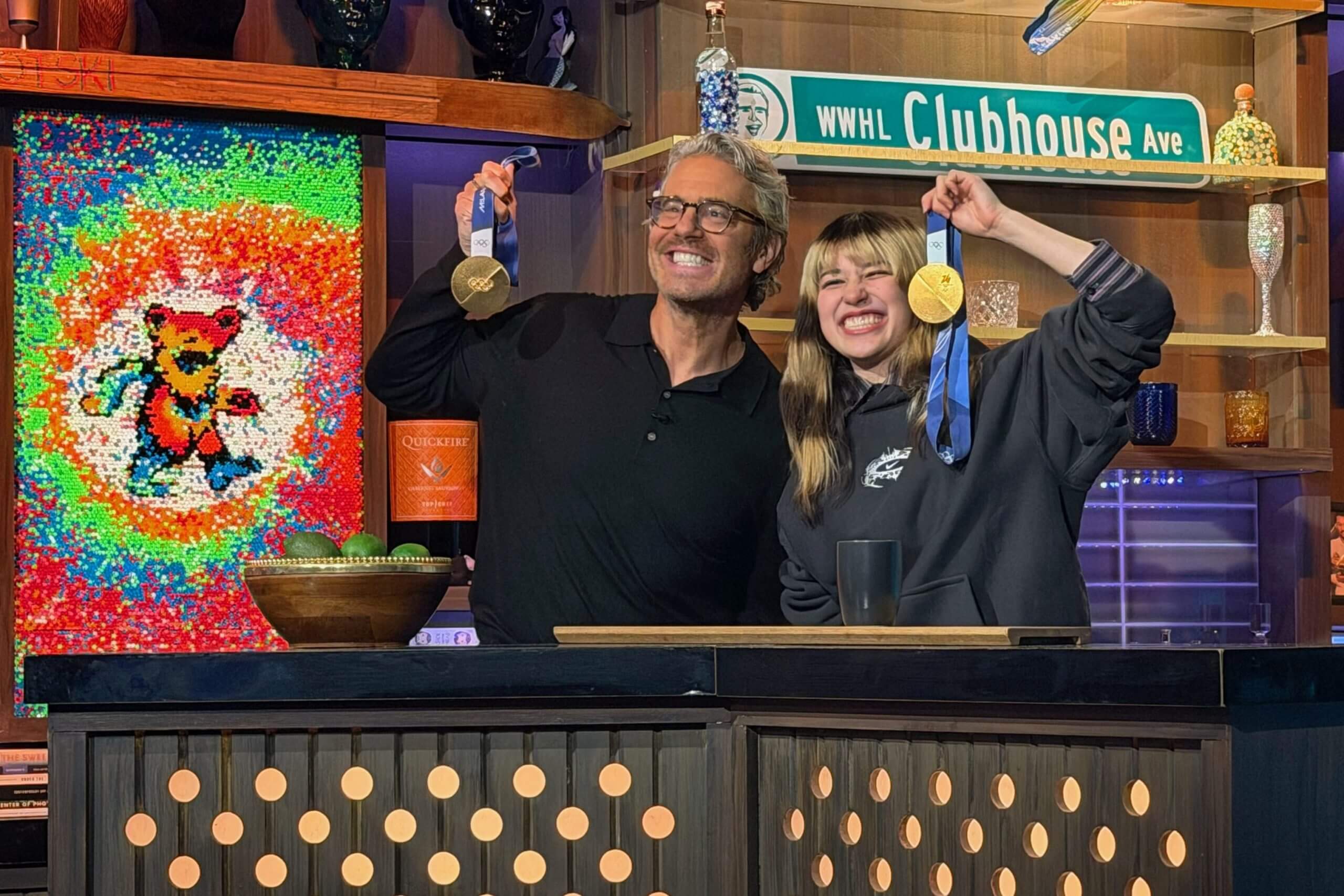 Andy Cohen and Alysa Liu