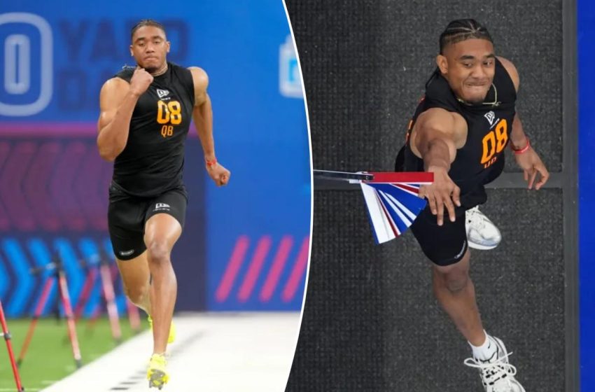  Taylen Green impresses with record day at NFL combine