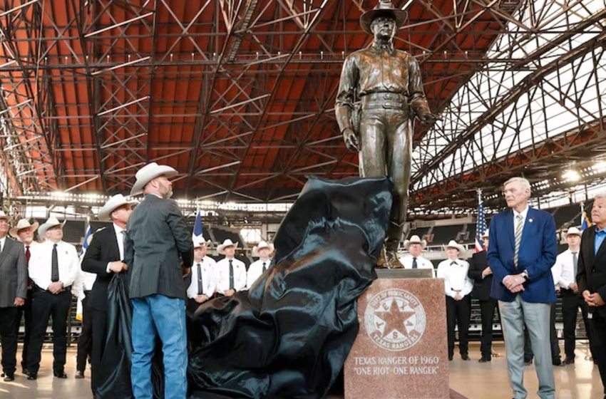  Texas Rangers install ‘One Riot, One Ranger’ statue at ballpark – NBC 5 Dallas-Fort Worth