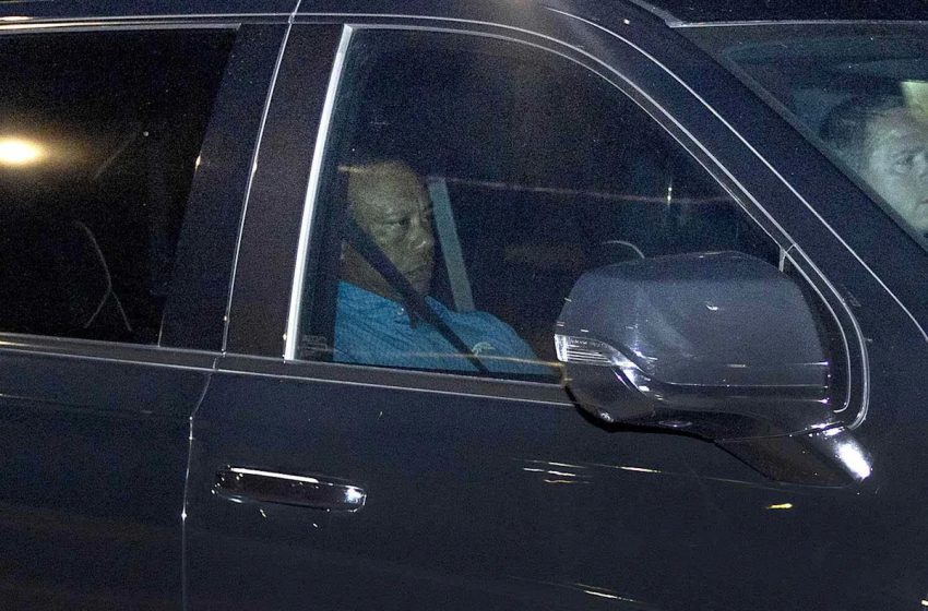  Tiger Woods Seen for First Time After DUI Arrest