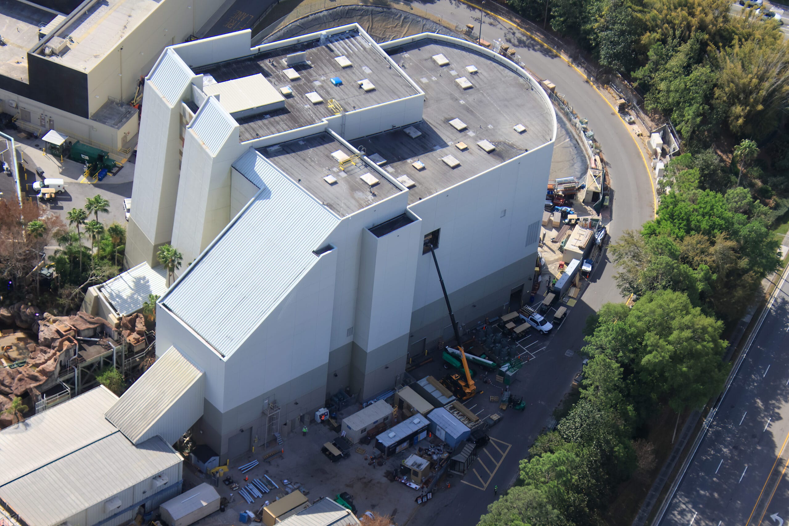 USF Jurassic Park River Adventure ride aerial photos from bioreconstruct.