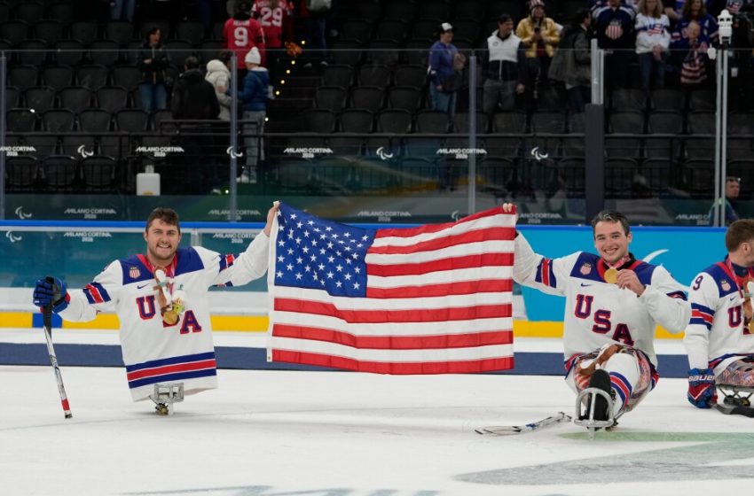  US beats Canada 6-2 in Para ice hockey final