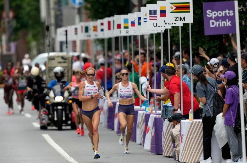  US half marathon women’s leaders guided off course in error