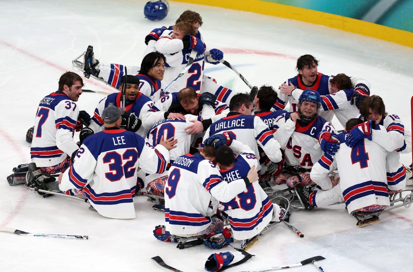  U.S. skates to unprecedented fifth straight Paralympic sled hockey gold, beating Canada 6-2