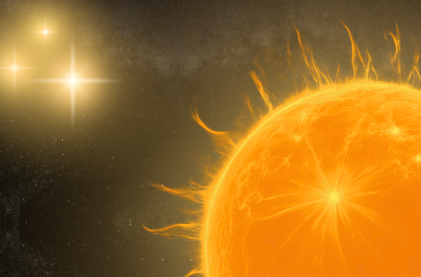  This record-breaking quadruple star system is so jam-packed it could fit between Jupiter and our sun