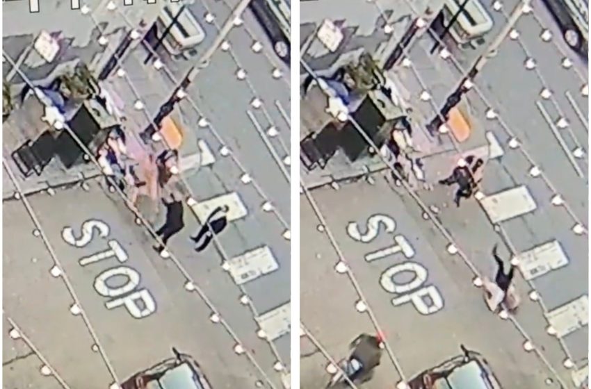  Video shows Mayor Lurie’s security shoving man before fight