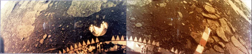 Venera 13 image of Venus's surface