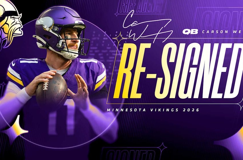  Vikings Agree to Terms with Quarterback Carson Wentz
