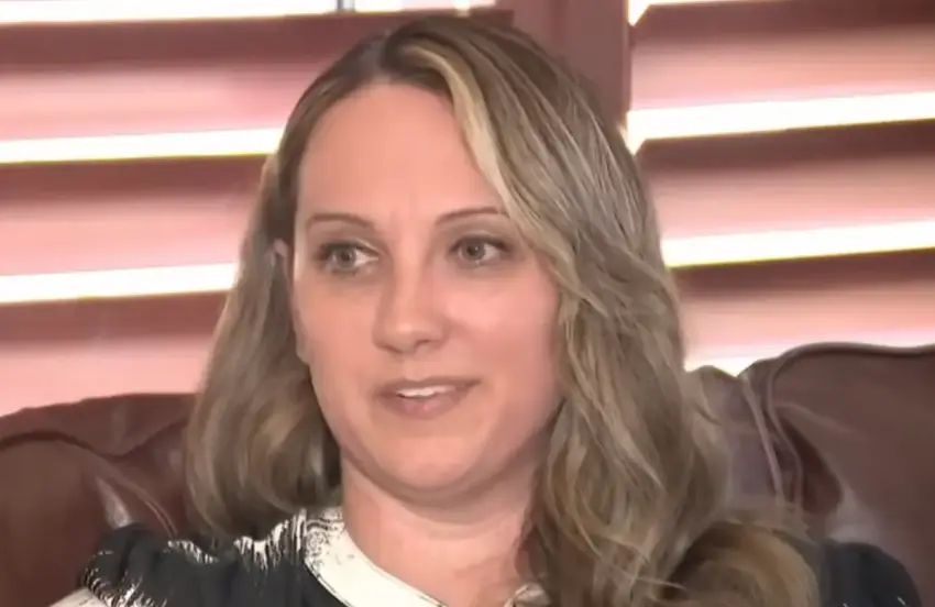 The mum said she also swallowed 'metal shards' while eating the ice cream (WESH-TV)