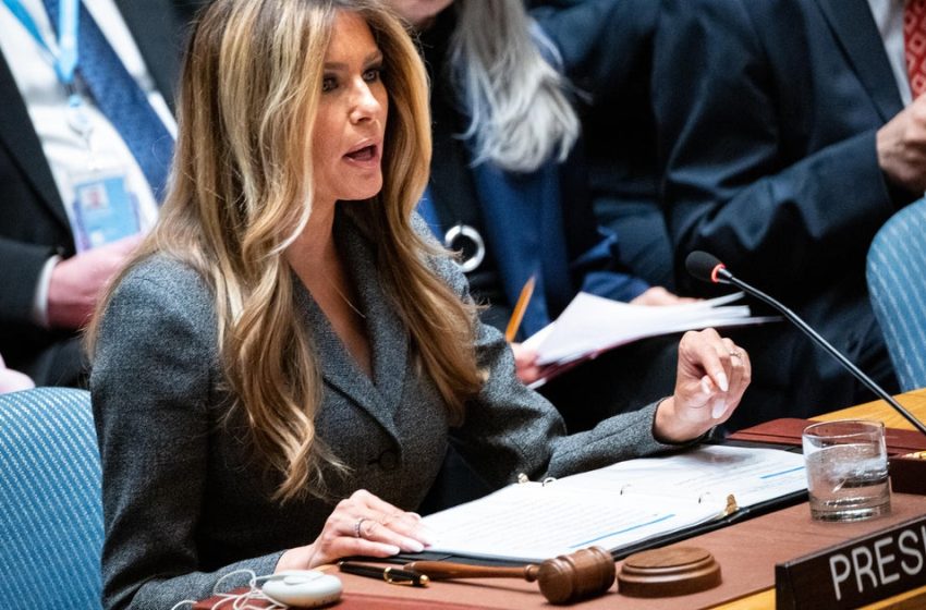  Melania Trump presides over U.N. Security Council meeting as U.S. continues Iran strikes
