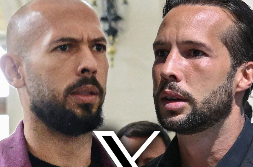  Andrew Tate, Brother Tristan Suing X to ID Users They Claim Defamed Them