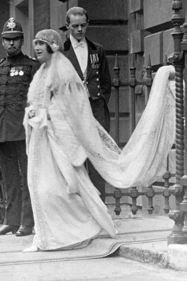 The Queen Mother on her wedding dayCredit: The LIFE Picture Collection/Getty