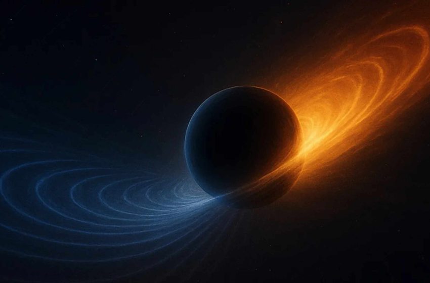  Black hole seen escaping after a collision for the first time