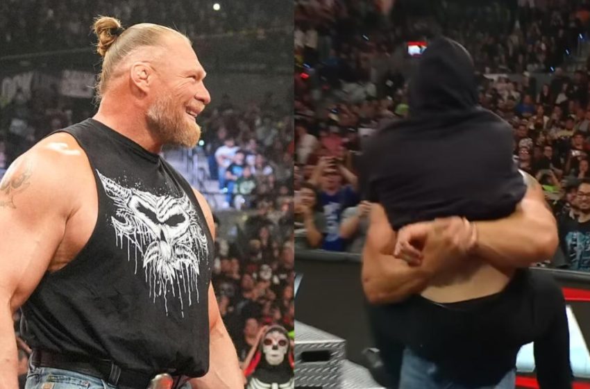  Identity Of Masked Man Who WWE’s Brock Lesnar Slammed Onto Steel Steps Revealed