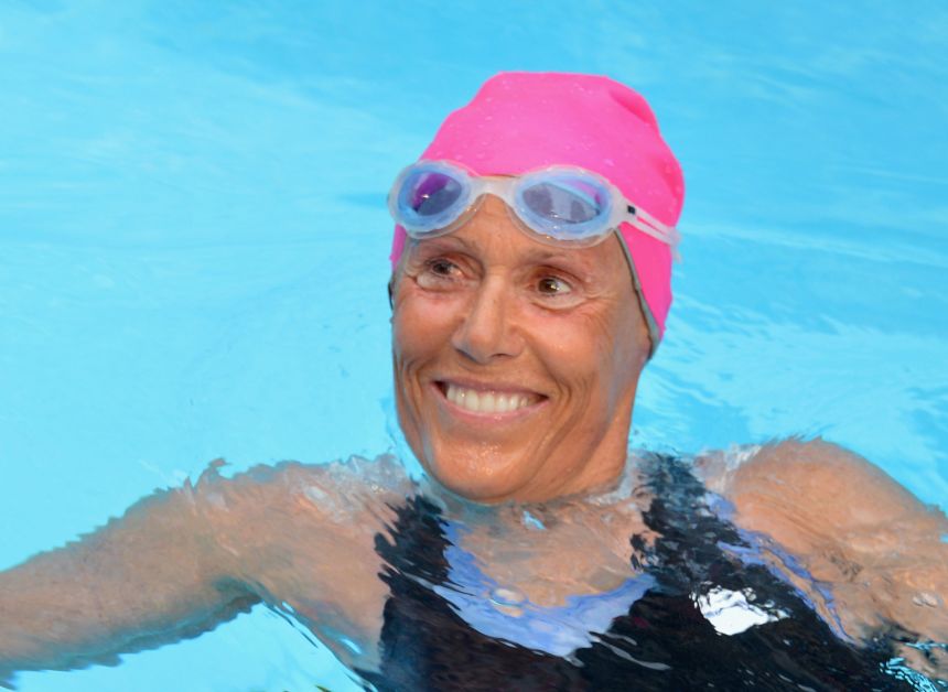 Diana Nyad swam from Cuba to Florida at the age of 64.
