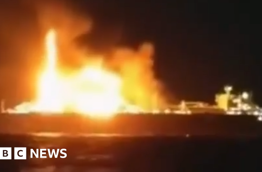  Russia blames Ukrainian naval drones as tanker sinks in Mediterranean – BBC