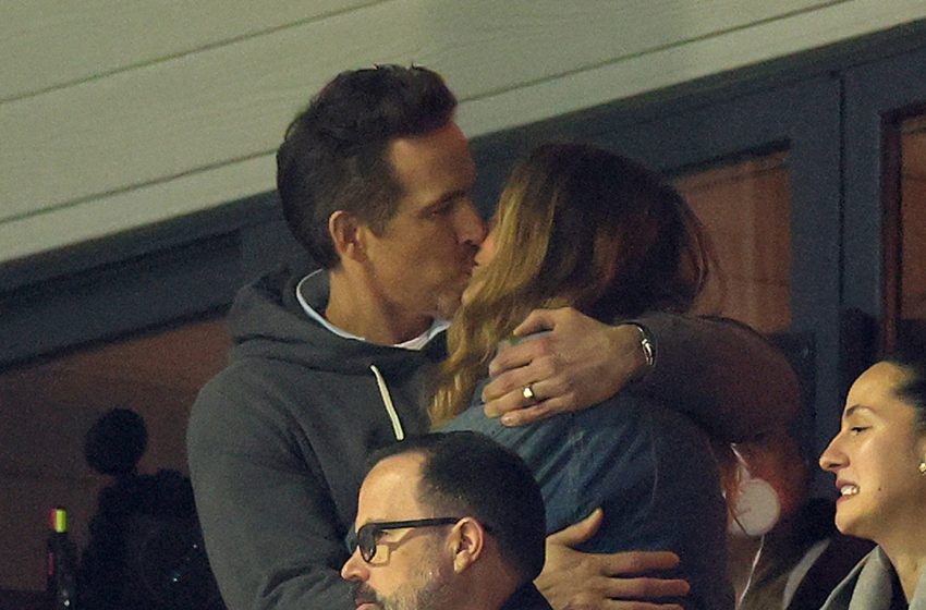  Blake Lively and Ryan Reynolds Snapped Making Out During Soccer Game