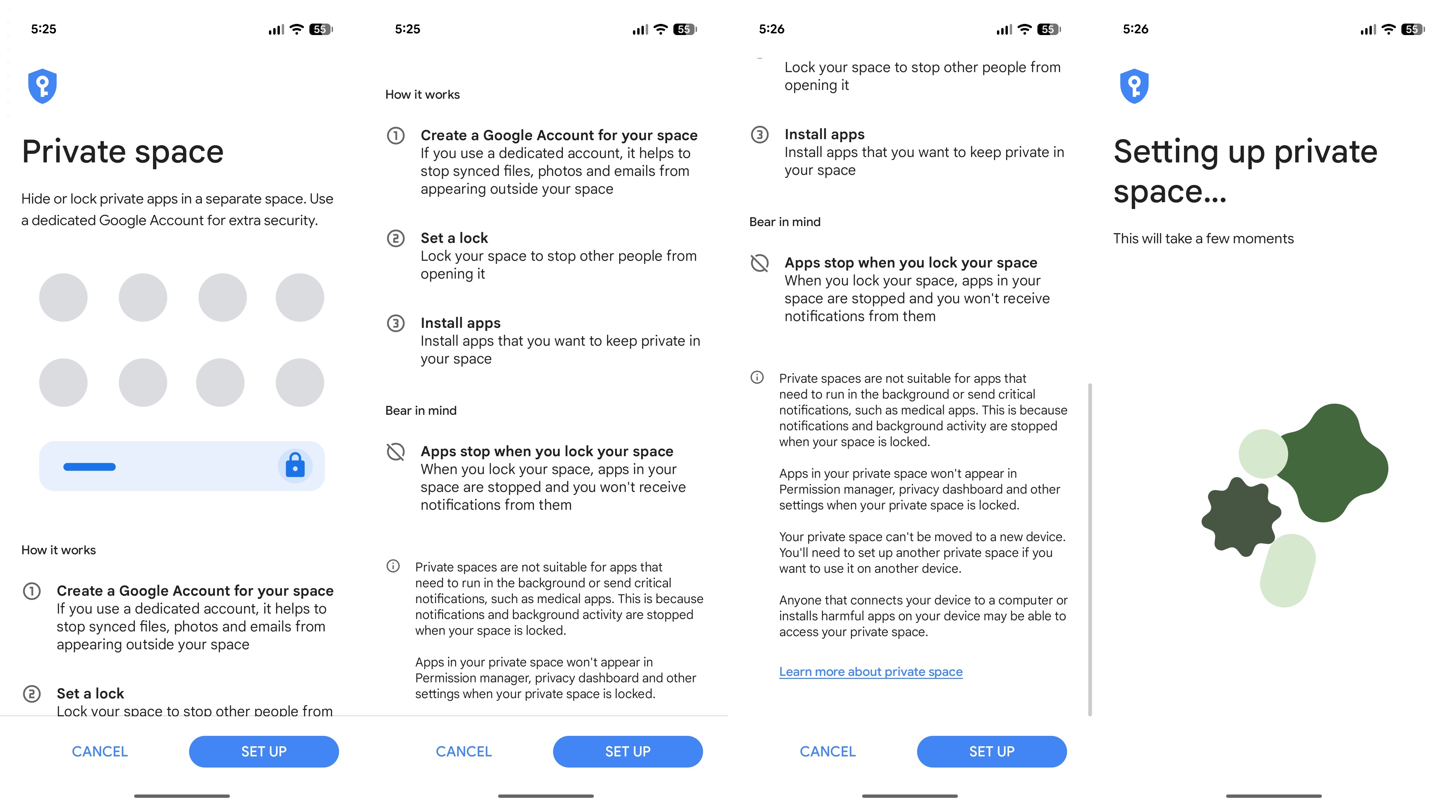 How to hide apps in private space on Android 16 on a Pixel 10