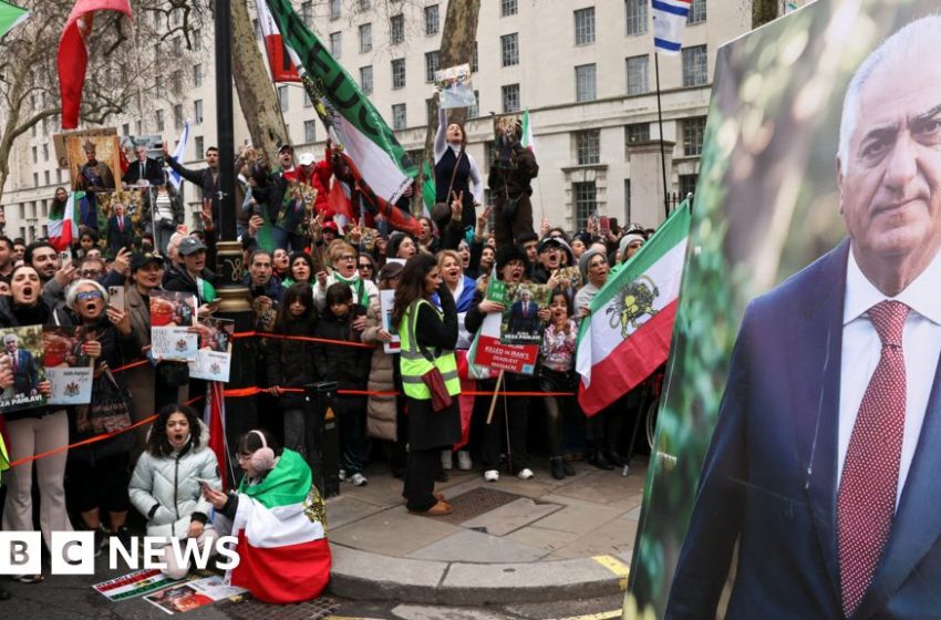  Trump expresses doubts over Iran's exiled crown prince – BBC