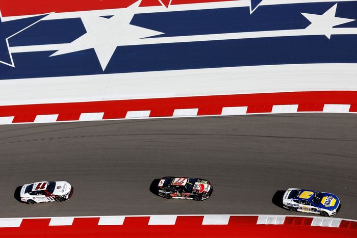 Chase Elliott, Hendrick Motorsports, Carson Hocevar, Spire Motorsports, Denny Hamlin, Joe Gibbs Racing