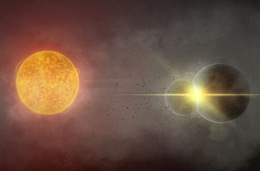  Astronomers Think They Saw Two Planets Collide : ScienceAlert