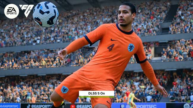 DLSS 5 on in EA Sports FC