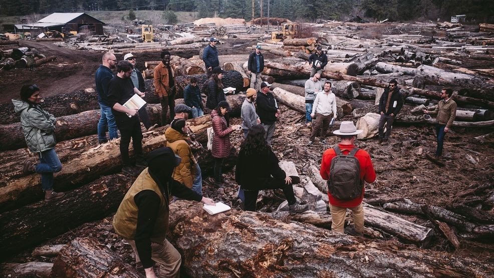 Behind the scenes of "Train Dreams." (Photo by D.S. Schaefer, Outlierimagery.com)