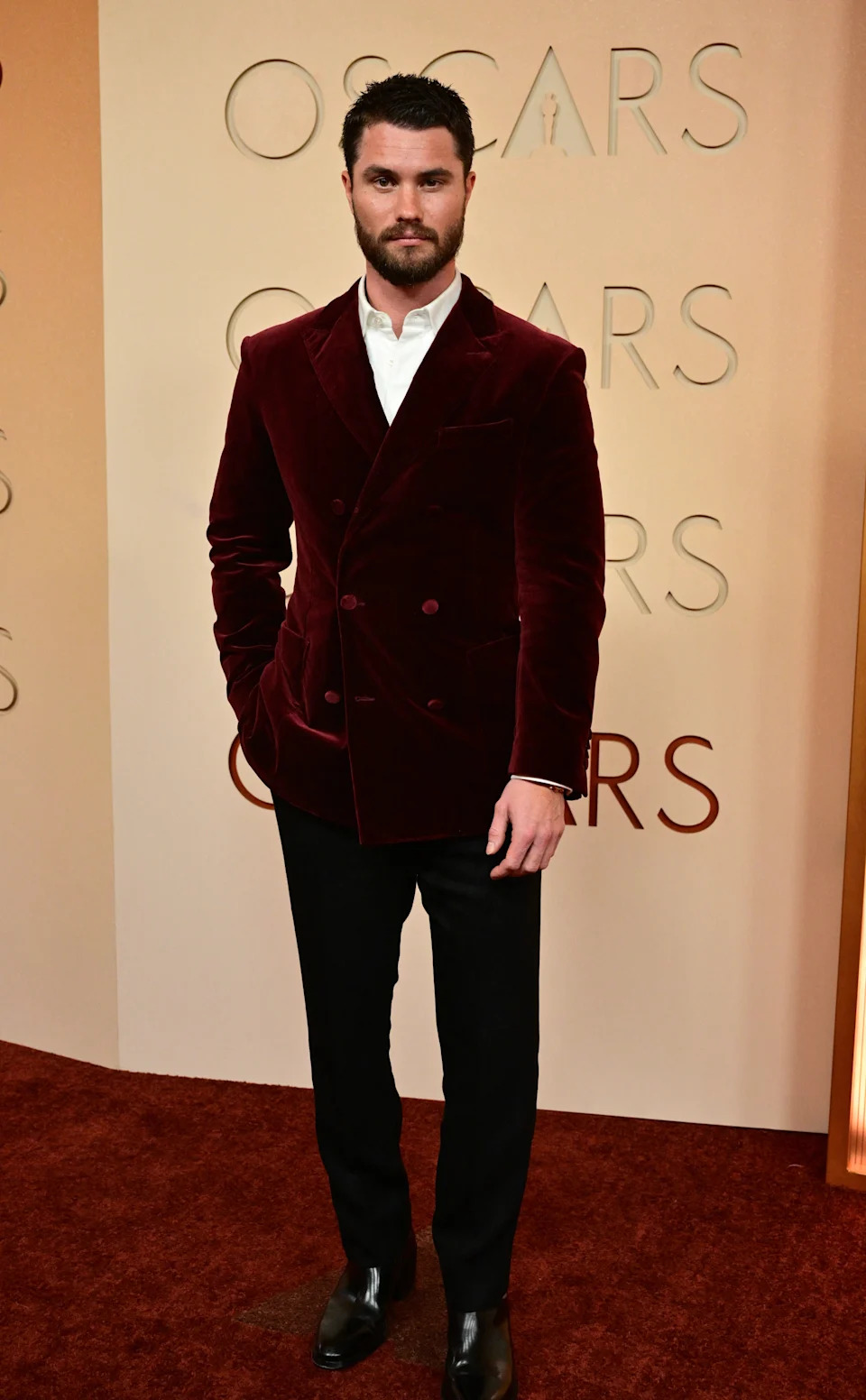 US actor Chase Stokes attends the 98th Annual Academy Awards at the Dolby Theatre in Hollywood, California on March 15, 2026. (Photo by Frederic J. Brown / AFP via Getty Images)