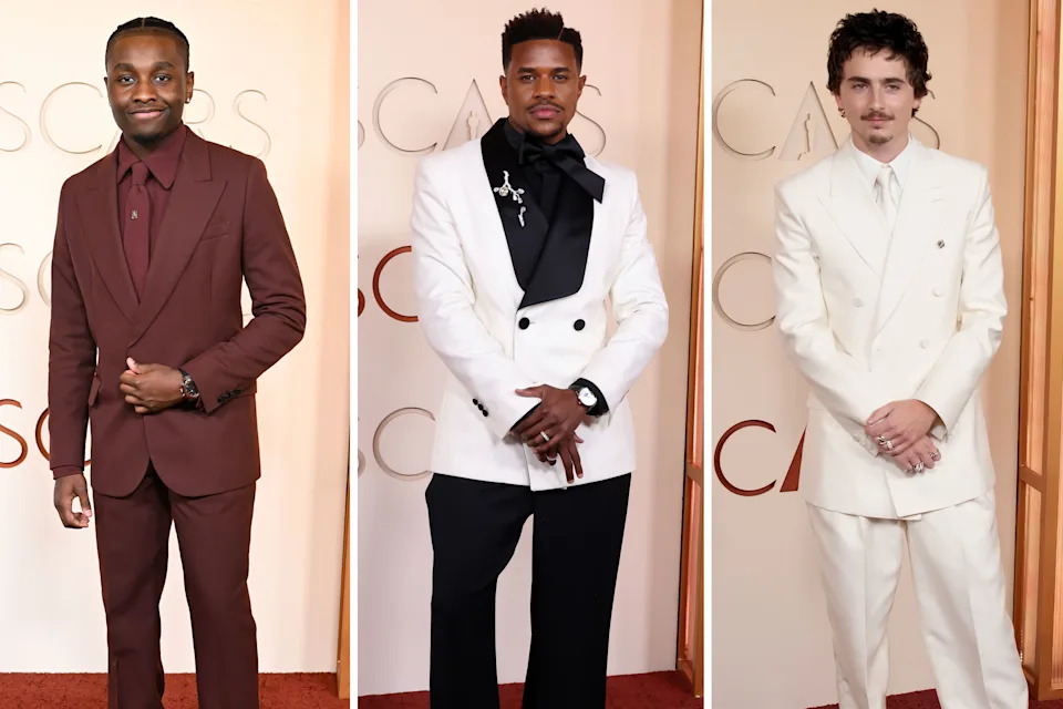 Miles Caton, Jeremy Pope and Timothée Chalamet,