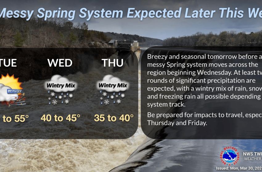  Keep the shovels handy: Two rain-snow systems ahead this week – MPR News